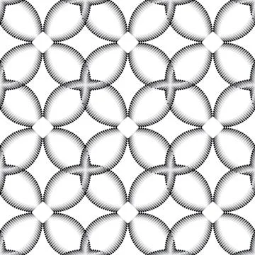 Pattern with stars on white background Stock Illustration