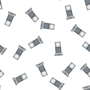 Pattern station charging stand wireless cartoon vector Stock Illustration
