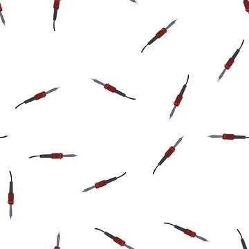 Pattern station soldering iron cartoon vector 스톡 일러스트