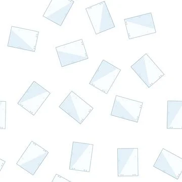 Pattern stationery notebook line page cartoon vector Stock Illustration