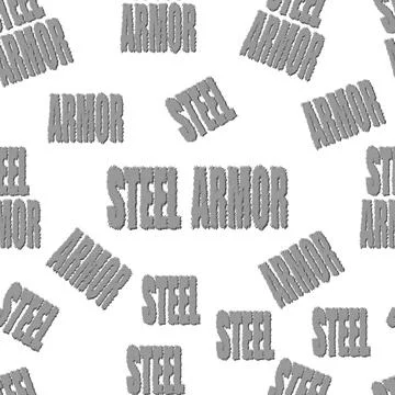 Pattern steel armor Stock Illustration