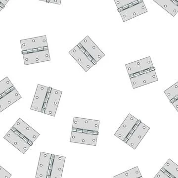 Pattern steel door hinge cartoon vector Stock Illustration