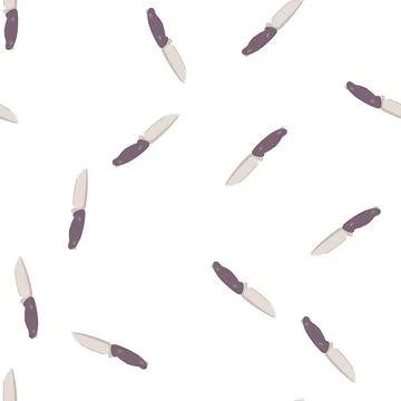 Pattern steel knife camping cartoon vector Illustrazione stock