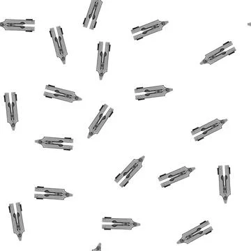 Pattern steel knife tool cartoon vector Illustrazione stock