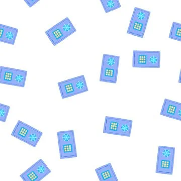 Pattern steel safe cartoon vector Stock Illustration