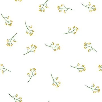 Pattern stem flower branch cartoon vector Stock Illustration