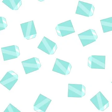 Pattern stemless glass plarform cartoon vector Stock Illustration