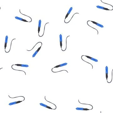 Pattern stemless soil moisture sensor cartoon vector Stock Illustration