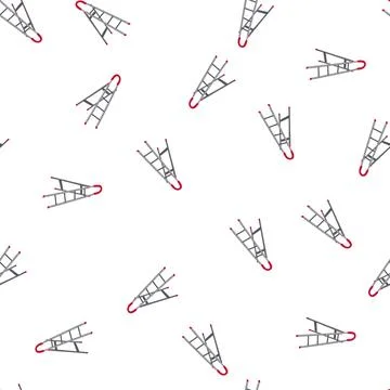 Pattern up step ladder cartoon vector イラスト素材