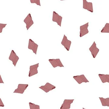 Pattern sterile gauze roll cartoon vector Stock Illustration