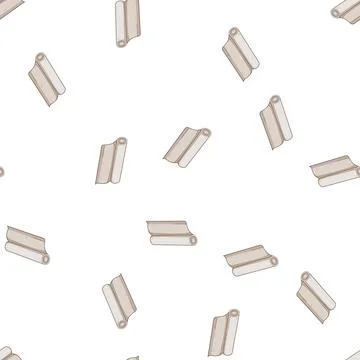Pattern sterile gauze roll cartoon vector Stock Illustration