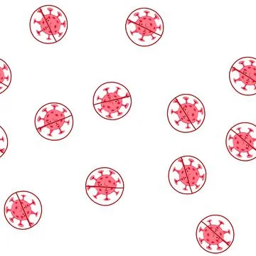 Pattern sterilize anti bacteria cartoon vector Stock Illustration