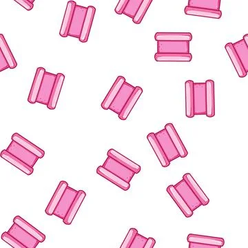 Pattern stick chewing gum cartoon vector Illustrazione stock