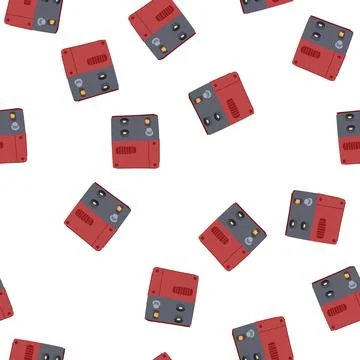 Pattern stick welding machine cartoon vector Illustrazione stock