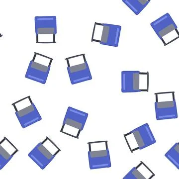 Pattern sticker stamp cartoon vector 库存插图