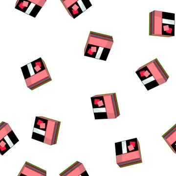 Pattern sticky note sticker cartoon vector sign Stock Illustration