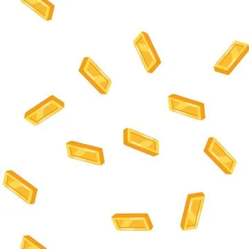 Pattern stock gold bar cartoon vector Stock Illustration