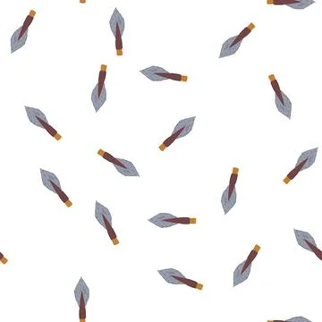 Pattern stone arrowhead cartoon vector Stock Illustration