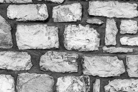 Pattern of stone Wall Surfaced Stock Photos