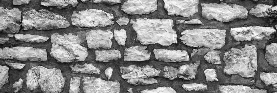 Pattern of stone Wall Surfaced Stock Photos