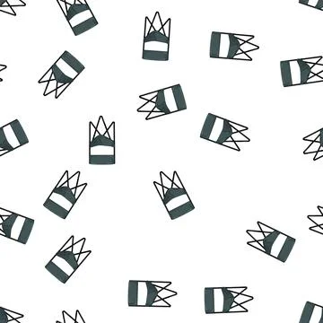 Pattern stool folding chair cartoon vector 库存插图