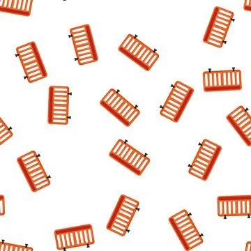 Pattern stop road barrier cartoon vector 스톡 일러스트