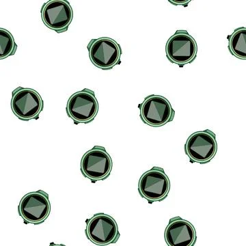 Pattern stopwatch stopwatch cartoon vector Illustrazione stock