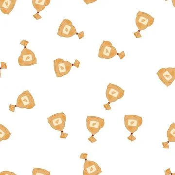 Pattern storage cereal bag cartoon vector Stock Illustration