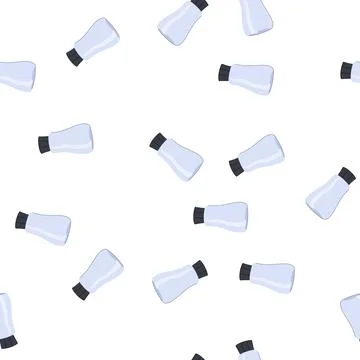 Pattern storage coffee jar cartoon vector Stock Illustration