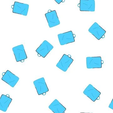 Pattern storage compression bag cartoon vector Stock Illustration