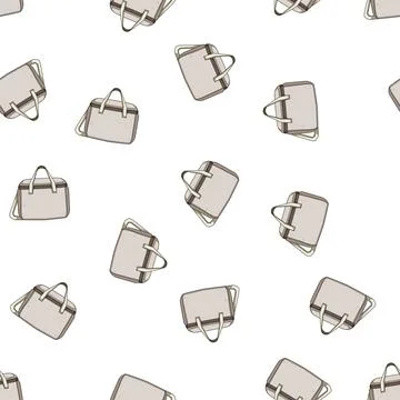 Pattern storage diaper bag cartoon vector Stock Illustration