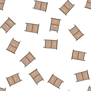 Pattern storage file cabinet cartoon vector Stock Illustration