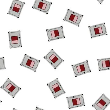 Pattern storage hard drive cartoon vector Stockillustratie