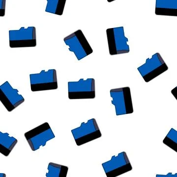 Pattern storage memory card cartoon vector 库存插图