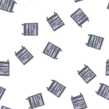 Pattern storage server rack cartoon vector Stock Illustration
