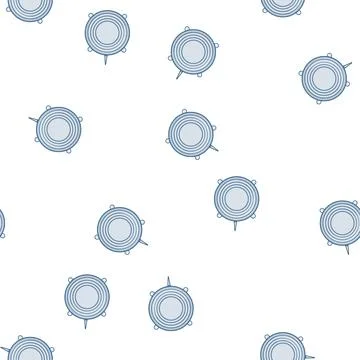 Pattern storage silicone food cover cartoon vector Stock Illustration