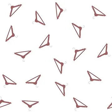 Pattern store hanger clothes cartoon vector Stock-Illustration