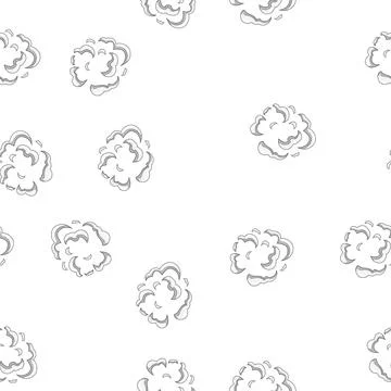 Pattern storm dust burst cartoon vector Stock Illustration