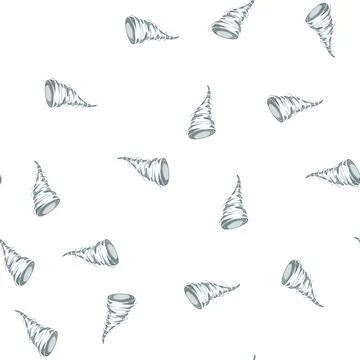 Pattern storm tornado cartoon vector Stock Illustration