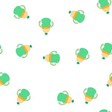 Pattern straw sippy cup cartoon vector Stock Illustration