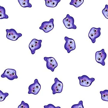 Pattern stress slime character cartoon vector Stock Illustration