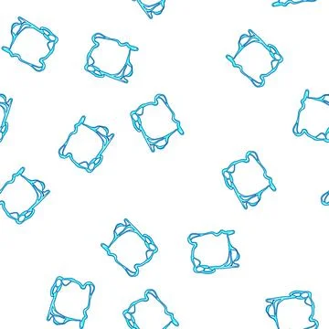 Pattern stretchy slime frame cartoon vector Stock Illustration