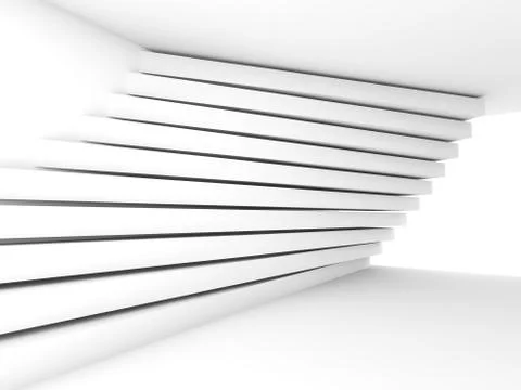Pattern of stripe beams on the wall, 3d Stock Illustration
