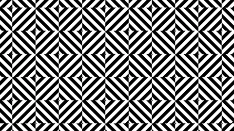 Pattern of striped tiles in a monochrome color scheme. Seamless loop motion Stock Footage 157423189