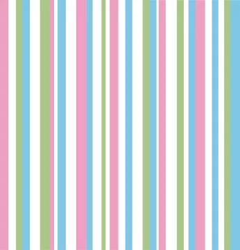Pattern - stripes of pastel (blue, pink, green). For textile, or wrapper Stock Illustration