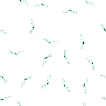 Pattern structure neurons cartoon vector Stock Illustration