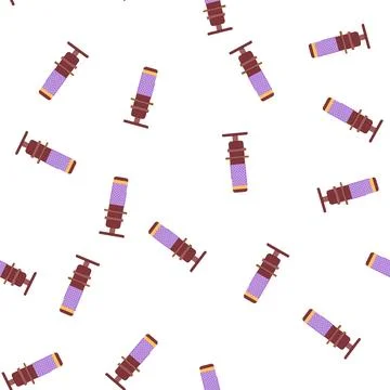 Pattern studio microphone music cartoon vector Ilustração Stock