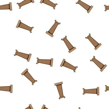 Pattern studio podium cartoon vector イラスト素材
