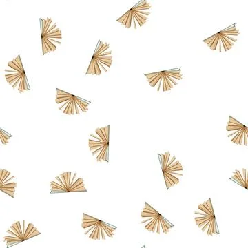 Pattern study book open cartoon vector Stock Illustration