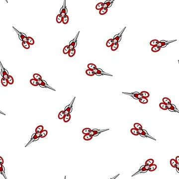Pattern study stationery character cartoon vector Stockillustratie